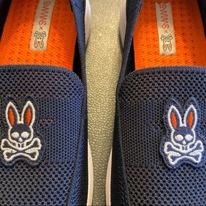 Psycho Bunny Mens SWIMS loafers. Size 9 Brand New w/o box.